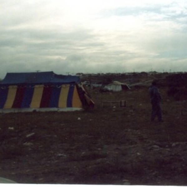 Campamento gitano en camino a la Paloma