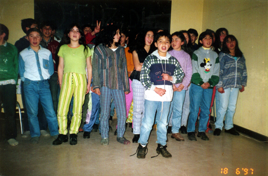 Primeros alumnos del internado Primeros alumnos del internado