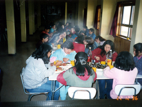 Almuerzo en el internado