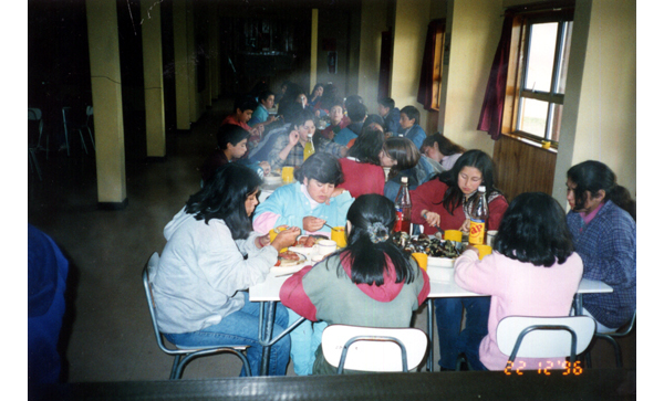 Almuerzo en el internado