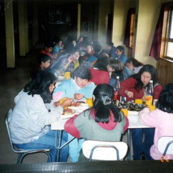 Almuerzo en el internado