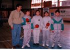 Equipo de tenis de mesa de la Escuela El Sembrador