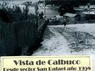 Vista de Calbuco desde San Rafael