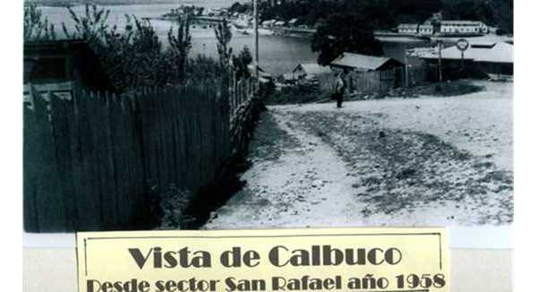 Vista de Calbuco desde San Rafael