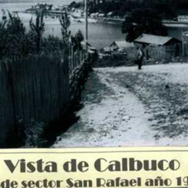 Vista de Calbuco desde San Rafael
