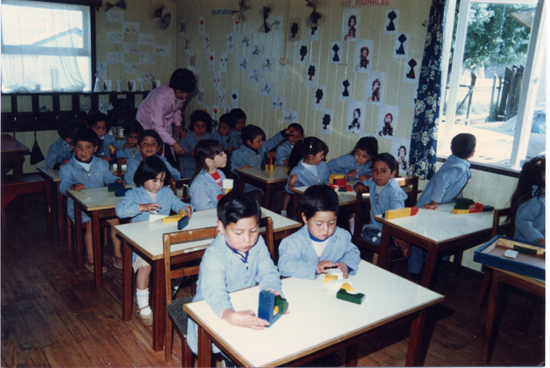 Estudiantes de la Escuela Claudio Matte de Frutillar