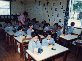 Estudiantes de la Escuela Claudio Matte de Frutillar