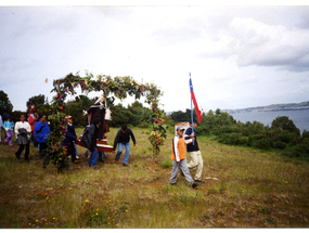 Procesión de la virgen del Carmen