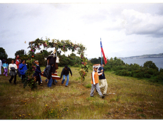 Procesión de la virgen del Carmen