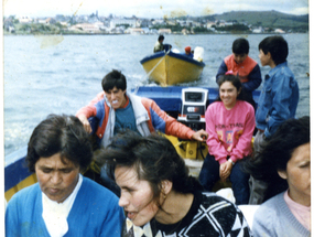 Viaje en lancha desde Ancud a Chaicura