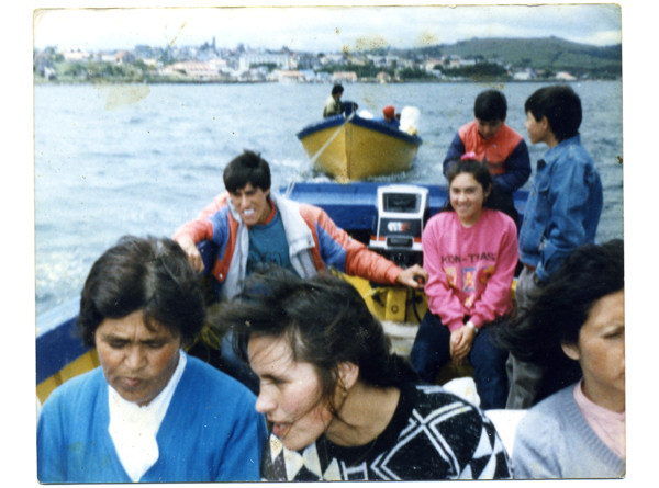 Viaje en lancha desde Ancud a Chaicura