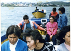 Viaje en lancha desde Ancud a Chaicura