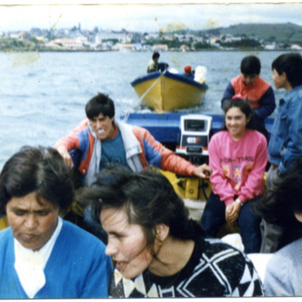 Viaje en lancha desde Ancud a Chaicura