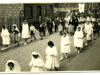 Procesión de primera comunión