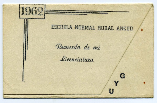 Recuerdo de licenciatura Recuerdo de licenciatura