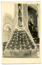 Altar a la virgen María Altar a la virgen María