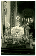 Altar a la virgen María