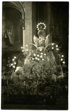Altar a la virgen María Altar a la virgen María