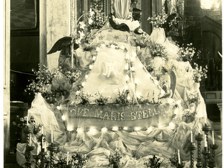 Altar a la virgen María