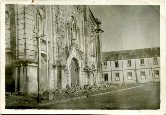 Catedral después del terremoto Catedral después del terremoto