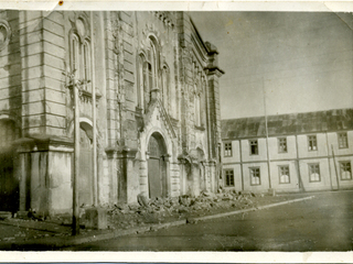 Catedral después del terremoto Catedral después del terremoto