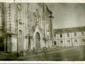 Catedral después del terremoto