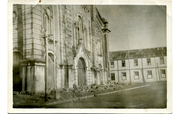 Catedral después del terremoto