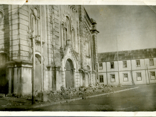 Catedral después del terremoto Catedral después del terremoto
