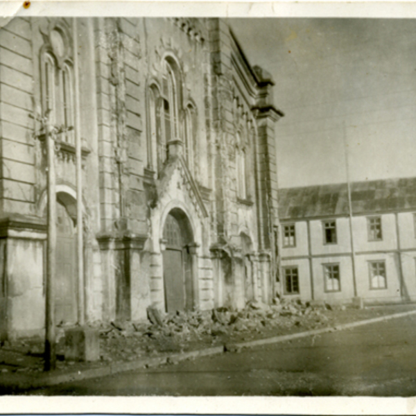 Catedral después del terremoto