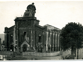 Demolición de la torre de la catedral