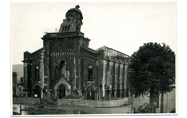 Demolición de la torre de la catedral