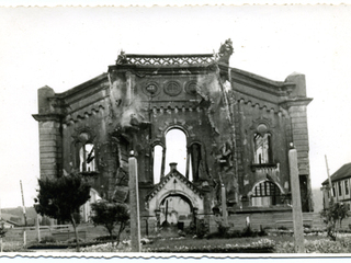 Demolición del frontis de la catedral Demolición del frontis de la catedral