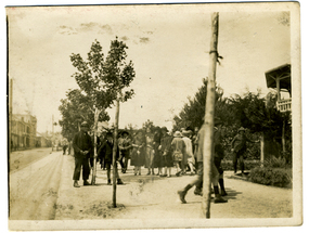 Paseo en la plaza de armas