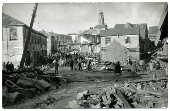 Destrucción del terremoto