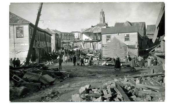 Destrucción del terremoto