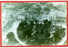 Panorámica de la plaza de armas de Ancud