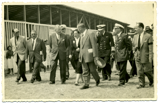 Visita de Carlos Ibáñez del Campo Visita de Carlos Ibáñez del Campo