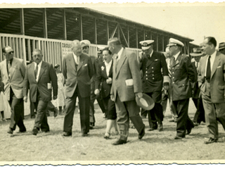 Visita de Carlos Ibáñez del Campo Visita de Carlos Ibáñez del Campo