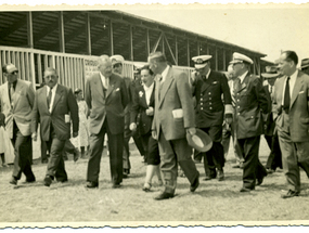 Visita de Carlos Ibáñez del Campo