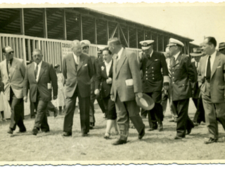 Visita de Carlos Ibáñez del Campo