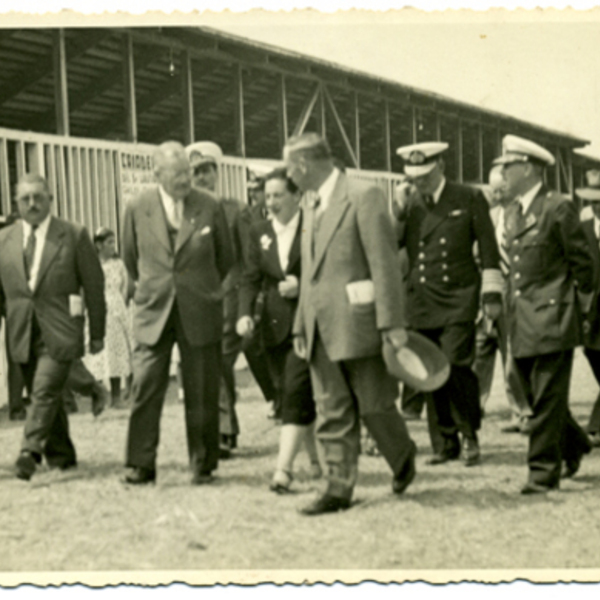 Visita de Carlos Ibáñez del Campo