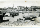 Destrucción de la dársena por el terremoto de 1960