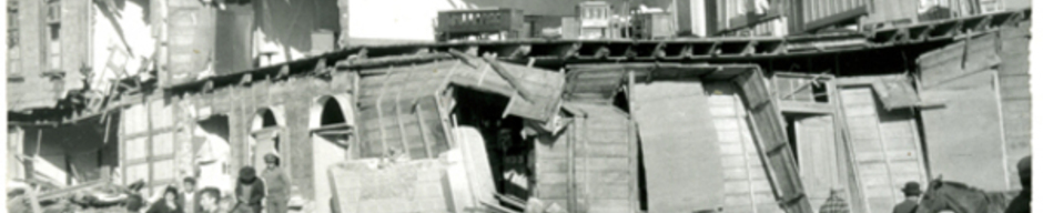 Casa destruida por el terremoto