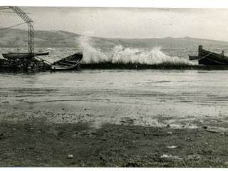 Marejadas en el muelle Marejadas en el muelle