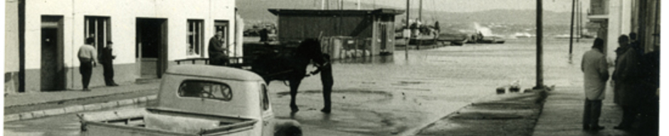 Marejadas en el muelle