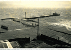 Marejadas en el muelle de carga Marejadas en el muelle de carga