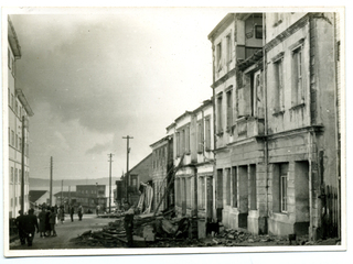 Destrucción en calle Pudeto Destrucción en calle Pudeto