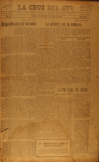 Diario La Cruz del Sur Diario La Cruz del Sur