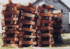 Rayos de madera Rayos de madera