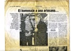 Homenaje a una artesana Homenaje a una artesana